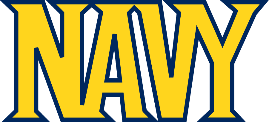 Navy Midshipmen 1996-2009 Wordmark Logo iron on transfers for T-shirts